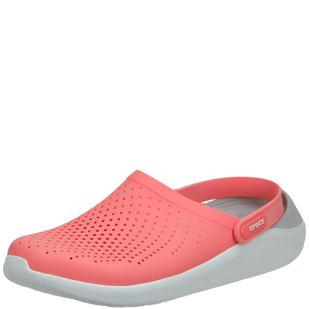 CROCS UNISEX MEN'S AND WOMEN'S LITERIDE CLOG, NAVY/PEPPER, 12 US